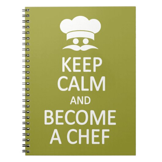 保Calm & Become a Chefのノートブカスタムック ノートブック (正面)