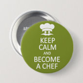 保Calm & Become a Chefのボタカスタムン 缶バッジ (正面&裏面)