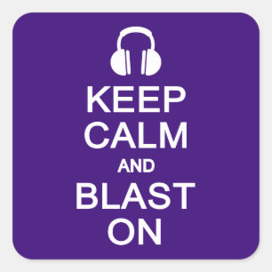 保Calm & Blast On stickers スクエアシール