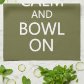 保Calm & Bowlオンカスタムカラキッチンタオル キッチンタオル (折り畳み)