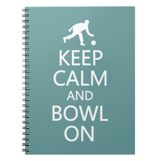 保Calm & Bowl Onカスタム Color notebook ノートブック (正面)