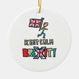保Calm Brexit セラミックオーナメント