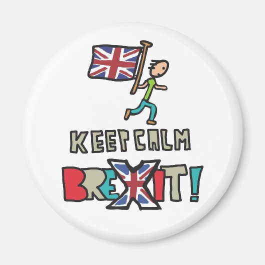 保Calm Brexit マグネット (正面)