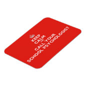 保Calm & Call a School Psychologist Flex Magnet マグネット (左側)