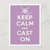 保Calm & Cast On Postague ポストカード (正面)