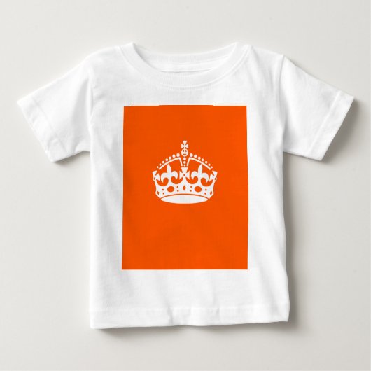 保CALM CROWNアイコンカスタマイズ ベビーTシャツ (正面)