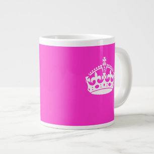 保CALM CROWN王室のアイコカスタマイズン ジャンボコーヒーマグカップ