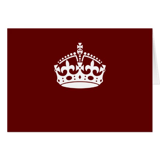 保Calm Crown Burgundy Red Accent (正面横)