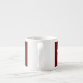 保Calm Crown Burgundy Red Accent エスプレッソカップ (裏面)