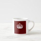 保Calm Crown Burgundy Red Accent エスプレッソカップ (右)