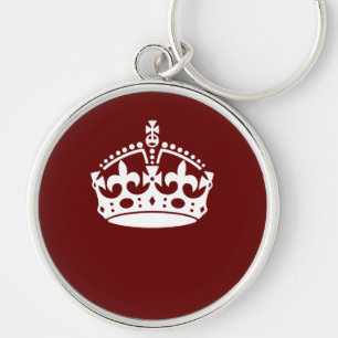 保Calm Crown Burgundy Red Accent キーホルダー