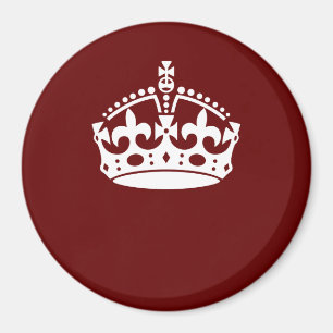 保Calm Crown Burgundy Red Accent マグネット