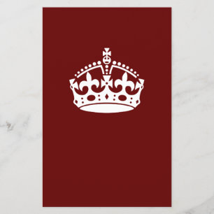 保Calm Crown on Burgundy Red Decor チラシ