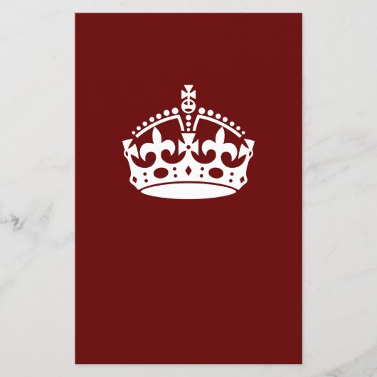 保Calm Crown on Burgundy Red Decor チラシ (正面)