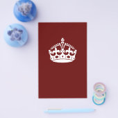 保Calm Crown on Burgundy Red Decor チラシ (シングル)