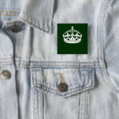 保CALM CROWN on Forest Greenこカスタマイズこ 缶バッジ (インサイチュ)