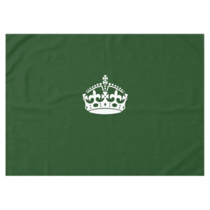 保Calm Crown on Forest Green テーブルクロス