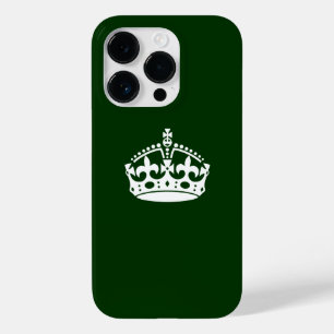 保Calm Crown on Forest Green Case-Mate iPhone 14 Proケース