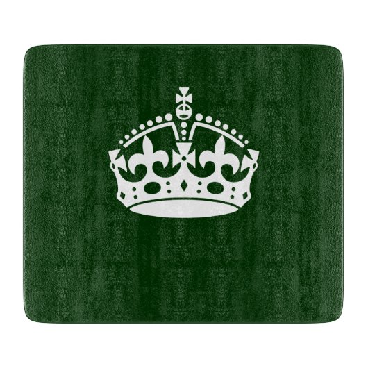 保CALM CROWN on Greenこカスタマイズこ カッティングボード (正面)