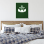 保CALM CROWN on Greenこカスタマイズこ キャンバスプリント (インサイチュ (寝室))