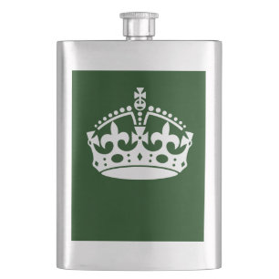 保CALM CROWN on Greenこカスタマイズこ フラスク