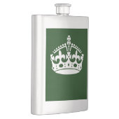 保CALM CROWN on Greenこカスタマイズこ フラスク (右)