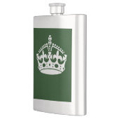 保CALM CROWN on Greenこカスタマイズこ フラスク (左)