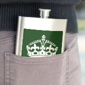 保CALM CROWN on Greenこカスタマイズこ フラスク (インサイチュ)