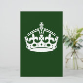 保CALM CROWN on Greenこカスタマイズこ 便箋 (スタンド正面)