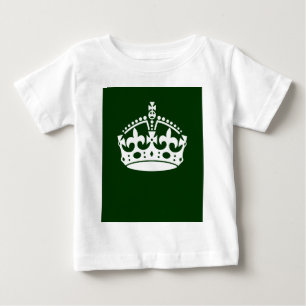 保Calm Crown on Green Decor ベビーTシャツ