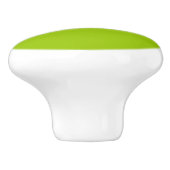 保Calm Crown on Lime Green Customizable セラミックノブ (側面)