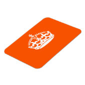 保CALM CROWN on Orangeこカスタマイズこ マグネット (左側)
