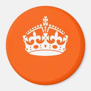 保CALM CROWN on Orangeこカスタマイズこ マグネット