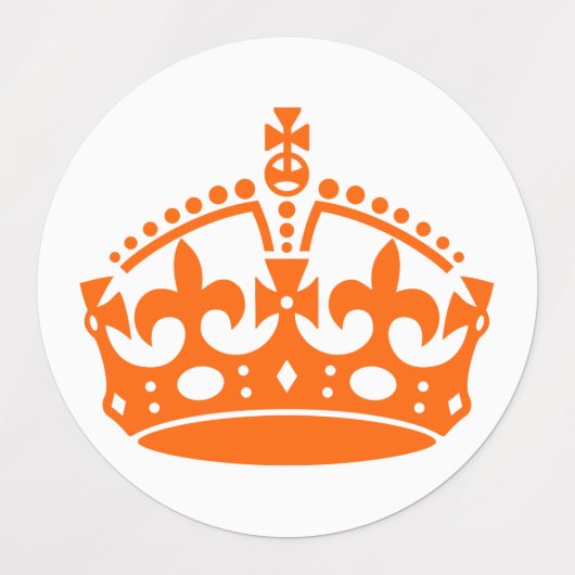 保Calm Crown Orange ラベル (デザイン2)