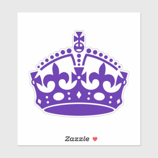 保Calm Crown Purple シール (シート)