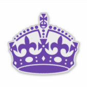 保Calm Crown Purple シール (正面)