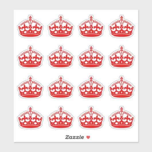 保Calm Crown Red シール (シート)