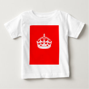 保CALM CROWN SYMBOL on Fire Redカスタマイズ it ベビーTシャツ