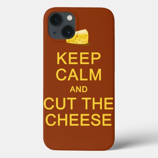保Calm & Cut The Cheeseカスタムケース Case-Mate iPhoneケース (裏面)