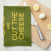保Calm & Cut The Cheeseカスタム kitchen towels キッチンタオル (四つ折り)