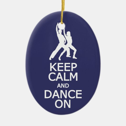 保Calm & Danceオンカスタムカラーオーナメント セラミックオーナメント (正面)