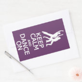 保Calm & Dance Onカスタムカラーステッカー 長方形シール (封筒)