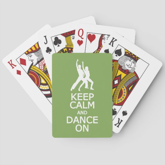 保Calm & Dance Onカスタムカラー遊カード トランプ (裏面)