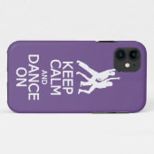 保Calm & Dance OnカスタムカラーiPhoneケース Case-Mate iPhoneケース (裏面(横))