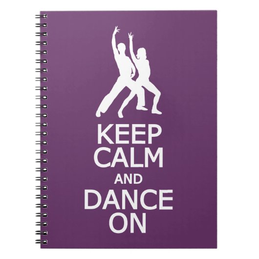 保Calm & Dance Onカスタム Color notebook ノートブック (正面)