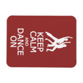 保Calm & Dance Onカラーカスタムマグネット マグネット (横)