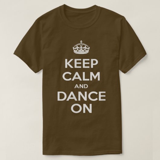保Calm & Dance On  Tシャツ (デザイン正面)