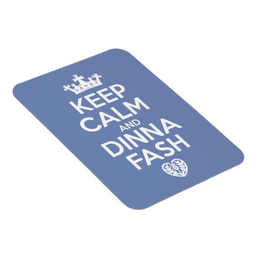 保Calm - Dinna Fashハート マグネット (右側)