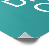 保Calm & Dive Onカスタム Color poster ポスター (角)