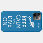保Calm & Dive Onモノグラムカスタムケース Case-Mate iPhoneケース (裏面(横))